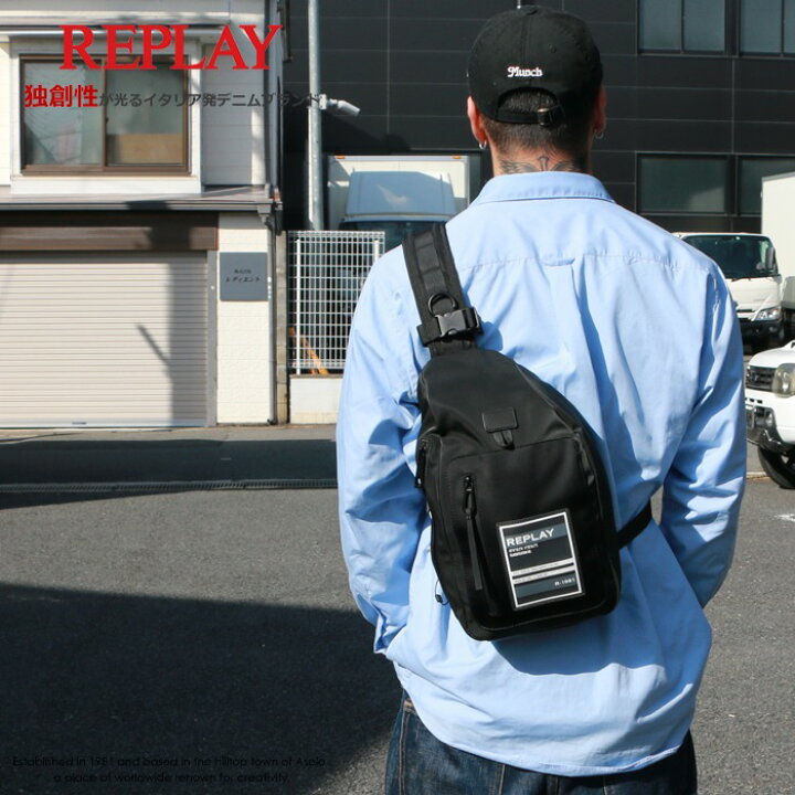 楽天市場】REPLAY リプレイ ウエストバッグ ボディバッグ ショルダー 