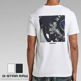 【セール 20％OFF】 ジースターロウ tシャツ 半袖 ロゴ バックプリント レギュラーフィット G-STAR RAW ジースターロー gstar メンズ 国内正規品 インポート ブランド 海外ブランド D23165-336