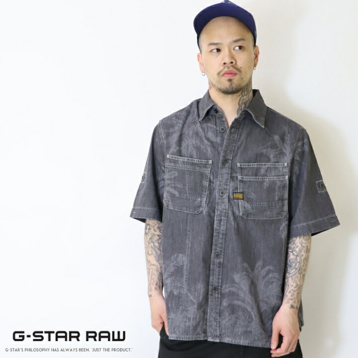 楽天市場】【セール 20％OFF】 ジースター ワークシャツ 半袖シャツ 総 