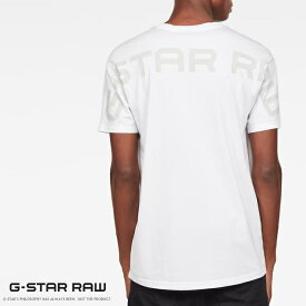 ジースターロウ tシャツ 半袖 ロゴ プリント ルーズフィット G-STAR RAW ジースターロー gstar メンズ 国内正規品 インポート ブランド 海外ブランド D14358-336