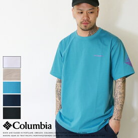 【2024年 春夏新作】 コロンビア tシャツ 速乾 半袖 プリント ロゴ オムニウィック Columbia メンズ 国内正規品 インポート ブランド 海外ブランド アウトドアブランド PM0746