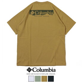【2024年 春夏新作】 コロンビア tシャツ 速乾 半袖 バックプリント ロゴ UVカット Columbia メンズ 国内正規品 インポート ブランド 海外ブランド アウトドアブランド PM2762