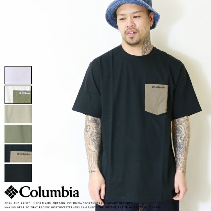 楽天市場】コロンビア tシャツ 半袖 プリント ポケット UVカット 