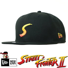 【2024年 春夏新作】 ニューエラ NEW ERA キャップ スナップバック コラボ ストツー ストリートファイター2 STREET FIGHTERI2 ロゴ 帽子 9FIFTY ブラック NEWERA メンズ 国内正規品 インポート ブランド 海外ブランド 14125280