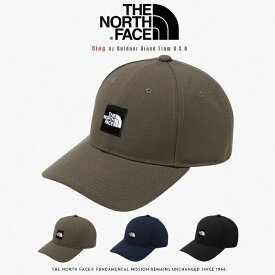 【THE NORTH FACE ザ・ノースフェイス】 キャップ ベースボールキャップ スクエアロゴ 帽子 CAP 小物 ザノースフェイス メンズ 国内正規品 インポート ブランド 海外ブランド アウトドアブランド NN02334