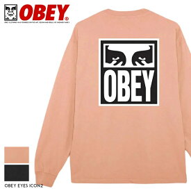 【2024年 春夏新作】 OBEY オベイ ロンT 長袖Tシャツ プリント アンドレザジャイアント シェパード・フェアリー ストリートアート スケートボード スケボー ストリート系 グラフィック メンズ 正規品 インポート ブランド 海外ブランド ストリートブランド 167102142-24P