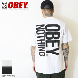 【2024年 春夏新作】 OBEY オベイ tシャツ 半袖 ヘビーオンス プリント シェパード・フェアリー ストリートアート スケートボード スケボー ストリート系 グラフィック メンズ 正規品 インポート ブランド 海外ブランド ストリートブランド 166913719-24P