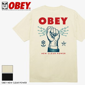 【2024年 春夏新作】 OBEY オベイ tシャツ 半袖 プリント シェパード・フェアリー ストリートアート スケートボード スケボー ストリート系 グラフィック メンズ 正規品 インポート ブランド 海外ブランド ストリートブランド 165263779-24P