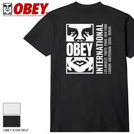 【2024年 春夏新作】 OBEY オベイ tシャツ 半袖 プリント スケートボード スケボー ストリート系 グラフィック メンズ 正規品 インポート ブランド 海外ブランド ストリートブランド 165263693-24P