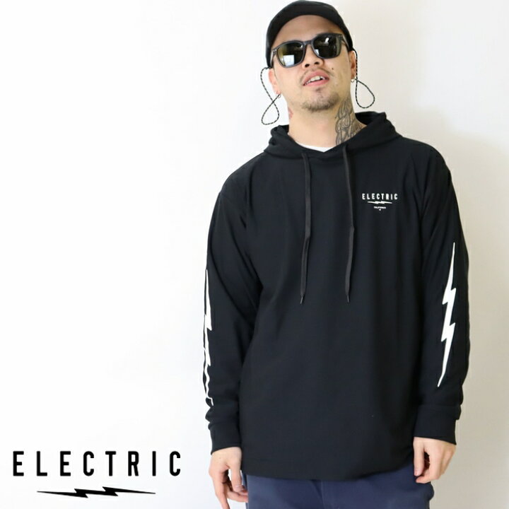 楽天市場】ELECTRIC エレクトリック パーカー フード 長袖 速乾 接触冷 