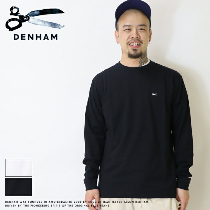 楽天市場】デンハム DENHAM tシャツ ロンt 長袖 刺繍 ロゴ ワン 