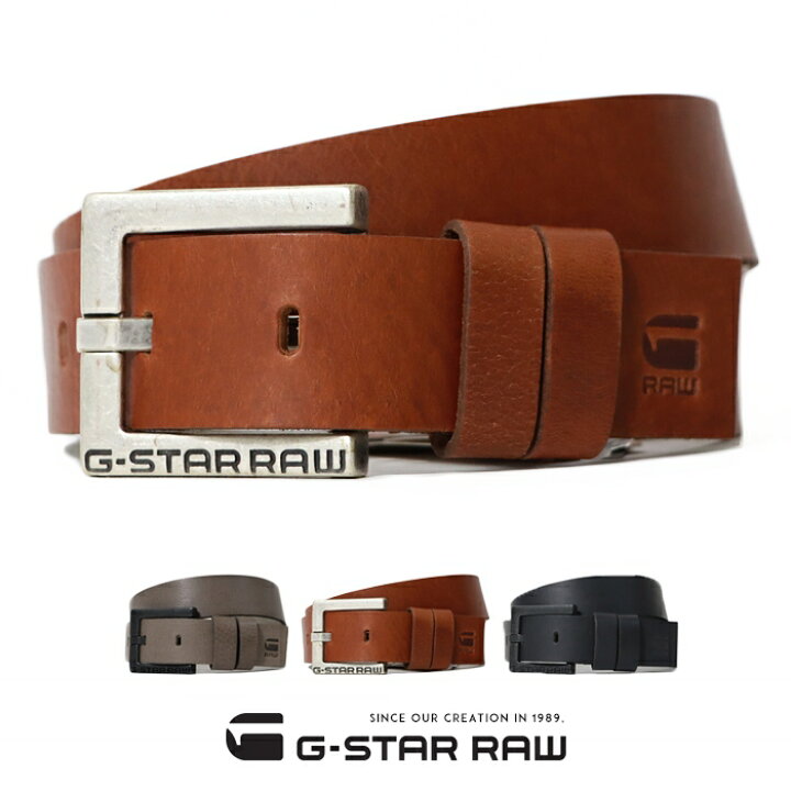楽天市場】【ラッピング無料】 ジースター G-STAR ベルト レザーベルト 