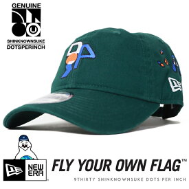 -ニューエラ NEW ERA キャップ スナップバック コラボ SHINKNOWNSUKE シンノスケ アート グラフィックデザイナー アーティスト Dots Per Inch ロゴ 帽子 9THIRTY グリーン NEWERA メンズ 国内正規品 インポート ブランド 海外ブランド 14346937