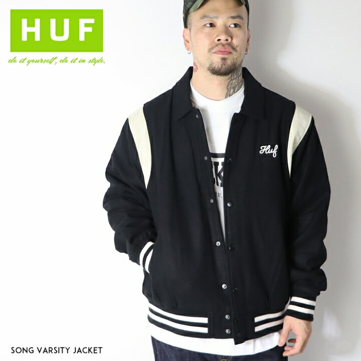 楽天市場】【2024年 秋冬新作】 HUF ハフ ジャケット スタジャン 