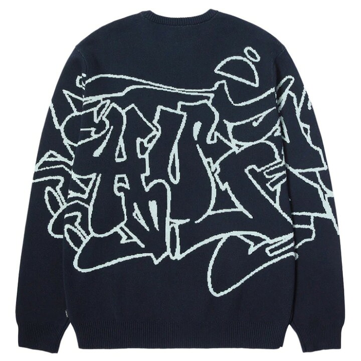 楽天市場】【2024年 秋冬新作】 HUF ハフ ニット セーター クルー 