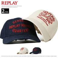 REPLAY リプレイ キャップ ロゴ 刺繍 デニム アメカジ メンズ レディース ユニセックス 正規品 インポー…