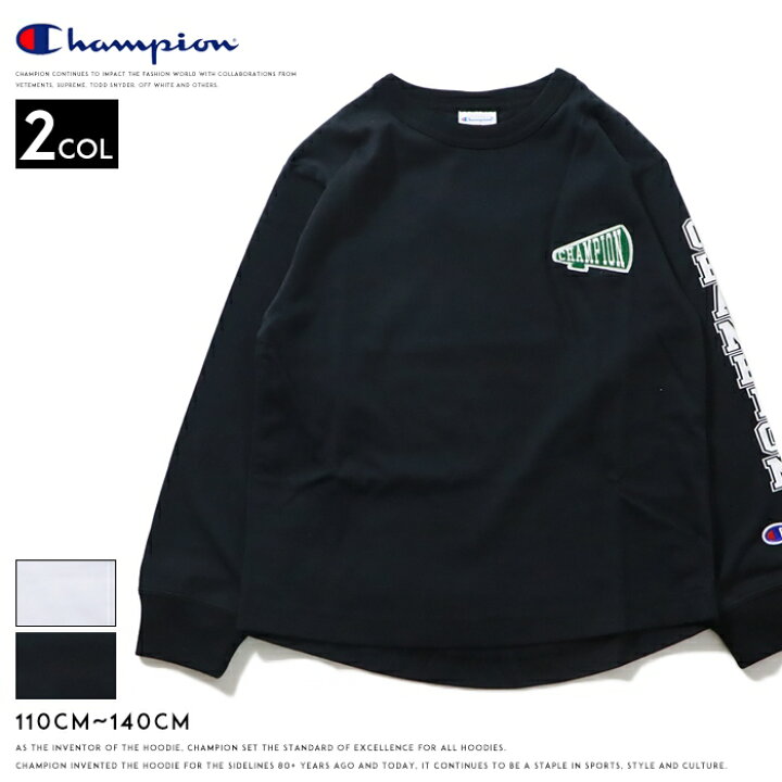 楽天市場】【キッズ/子供用】 Champion チャンピオン ロンt tシャツ 