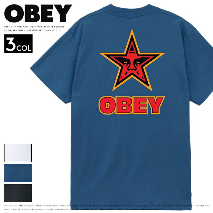 楽天市場】【セール 10％OFF】 OBEY オベイ tシャツ 半袖 プリント 