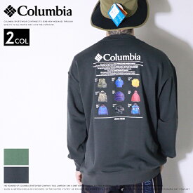 【セール 10％OFF】 コロンビア スウェット トレーナー クルーネック Columbia 長袖 フレンチテリー 裏毛 メンズ 国内正規品 インポート ブランド 海外ブランド アウトドアブランド PM0570
