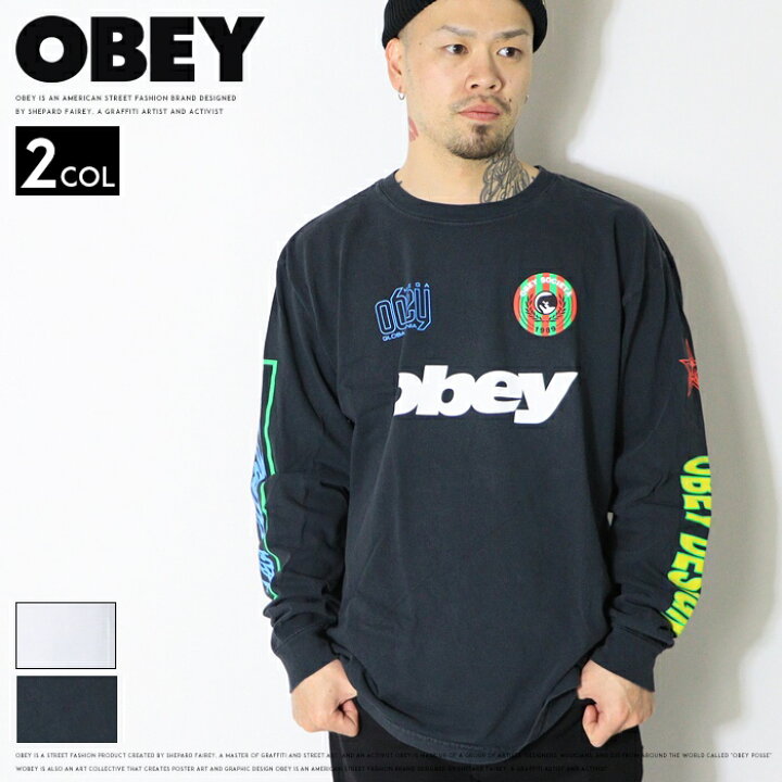 楽天市場】OBEY オベイ ロンT 長袖Tシャツ プリント シェパード