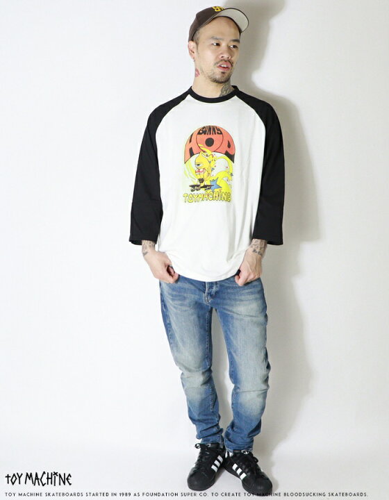 楽天市場】トイマシーン tシャツ 7分T 七分Tシャツ 七分袖 ラグラン 