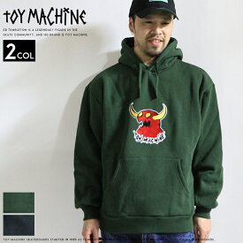 【セール 20％OFF】 TOY MACHINE トイマシーン パーカー スウェット プルオーバー プリント ロゴ ストリート スケート メンズ 正規品 インポート ブランド 海外ブランド TMFFSW19