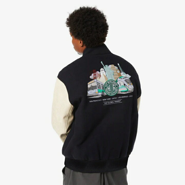 楽天市場】【セール 10％OFF】 HUF ハフ ジャケット スタジャン 