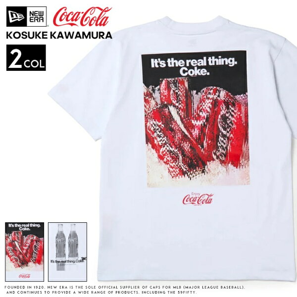 【2026年 秋冬新作】 ニューエラ NEW ERA Tシャツ 半袖 コラボ コカ・コーラ coca cola 河村 康輔 Kosuke Kawamura ホワイト 白 アメカジ クラシック 炭酸飲料 コーク NEWERA メンズ 国内正規品 インポート ブランド 海外ブランド 15159356/15159357
