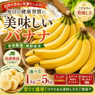 【送料無料】バナナ フィリピン産 完熟 濃厚な甘み 選べる容量 新鮮 フルーツ 果物 くだもの 朝食 おやつ…