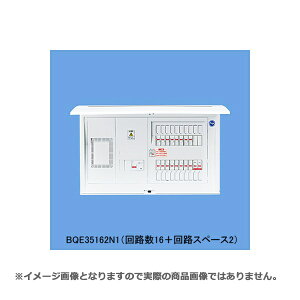 パナソニック BQE35122N1 住宅分電盤 単相3線分岐配線用 リミッタースペース付 単相3線分岐配線用ブレーカ容量20A 露出・半埋込両用形 12+2 50A