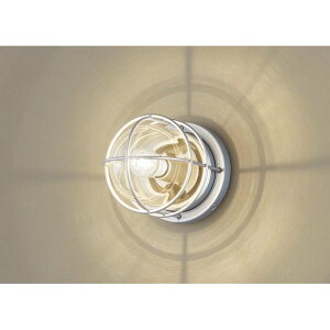 パナソニック LGW85034S 壁直付型・据置取付型 LED 電球色 ポーチライト・門柱灯 密閉型 防雨型 白熱電球25形1灯相当 ランプ付(同梱)