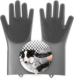 ペット 手袋 犬用 猫用 マッサージ ブラシ 犬 シャンプー 抜け毛取りブラシ 長毛 短毛 兼用ブラシ 柔らかい 血行促進 お手入れ グルーミンググローブ