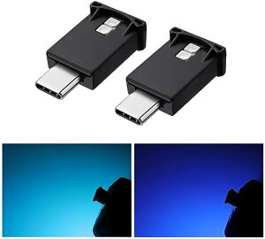Type-C LEDCg USB ԓp 8F [@\ _ @\ RGB USBd C~l[V ~jCg ^ y ԃANZT[ ȒPt 2