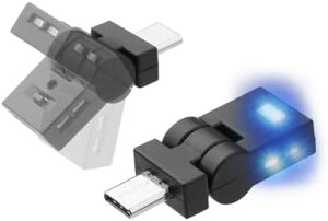 Type-C USB LED ԓArGgCg 180°U _&[@\t 3_[h \ ~jCg 1