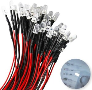 z Px Ce^LED 12Vp p}Eg zCg WI}d `bv Rt dԖ͌^ ͌^ ͌^d 20{ EH[zCg 5mm DIY 20mA 20CM