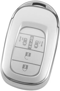 ホンダ車用 TPU製 新型N-BOX カスタム JF5 JF6 キーケース 新型 ステップワゴン ヴェゼル ZR-V 新型フリード アコード 両側スライドドア 適用 キーカバー