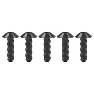 ZpM6x12 15 20mm]ԃI[goCzC[io[v[gt{g5{Zbg (ubN, M6x20mm)