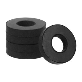 フラットゴムワッシャー 20個 5/8" OD x 1/4" ID x 1/8"厚さ マルチパーパススペーサーゴムブッシング アンチバイブレーションワッシャー ボルト スクリュー ホーム カー 家電機器