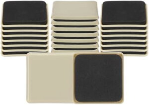 2.5 x 2.5 �C���`�Ƌ�p�X���C�_�[ 24�Z�b�g �X�N�G�A�ė��p�\�Ȉړ��p�Ƌ�X���C�_�[�p�b�h �J�[�y�b�g�p���ی� �d���Ƌ�ړ��p���ی� �T�[�t�F�X�ی�