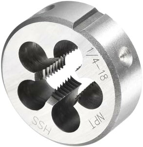 1/4"-18 NPT_C 38mm OD Ep~pCvXbfBOc[ 5̃`bvt