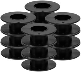 ミシン用ボビン 12個セット 大型空スプール ポータブル糸アクセサリー コンパクト収納