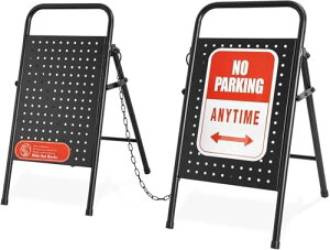 ���ԏ� �Ŕ� �X�^���h �`�F�[���X�^���h 2��Z�b�g �`�F�[���t�� NO Parking ���ԋ֎~