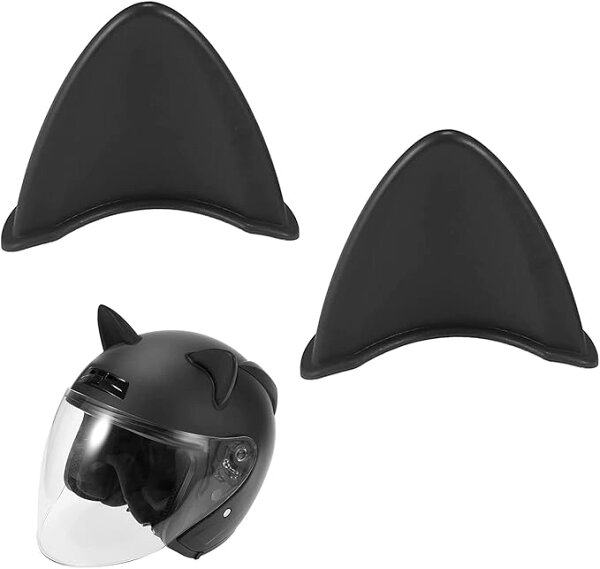 猫耳 ヘルメット装飾アクセサリー ヘルメットカバーステッカー