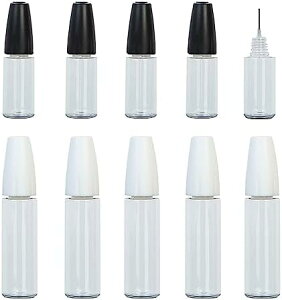 ニードルボトル ドロッパーボトル リキッドボトル 針付き スポイトボトル 替え容器 液体 貯蔵用 DIY用 接着剤ボトル 製作 模型 クラフト ハンドメイド DIY