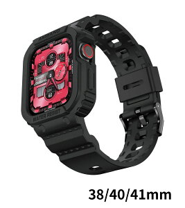 amBand Apple Watch�p�o���h �o���p�[�P�[�X�t�� �����Y�o���h �V���[�Y3-9 SE1-3�ɑΉ� �X�|�[�c �~���^���[ �ی�P�[�X �v���e�N�^�[ ������Ռ��ւ̃v���e�N�V����