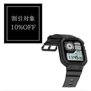 amBand (�A���o���h) Apple Watch�o���p�[�P�[�X�t���o���h Series 10 11 42mm�p �ϏՌ� �ی� �X�|�[�c�o���p�[�J�o�[ �y�� ���K�ȃX�g���b�v �j�����p �}�b�g�u���b�N