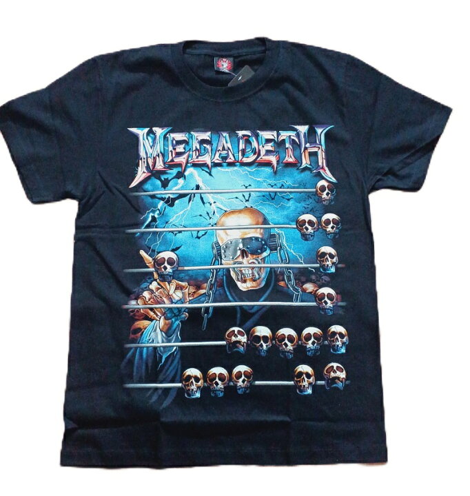 楽天市場】ロックTシャツ MEGADETH メガデス S/M/L/XL /バンT/バンドT 