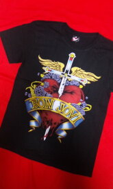 ロックTシャツ　BON JOVI ボンジョビ　XL(3L位) /バンT/バンドTシャツ/ハードロック/HM/HR/ヘビーメタル/黒/メンズ/夏物