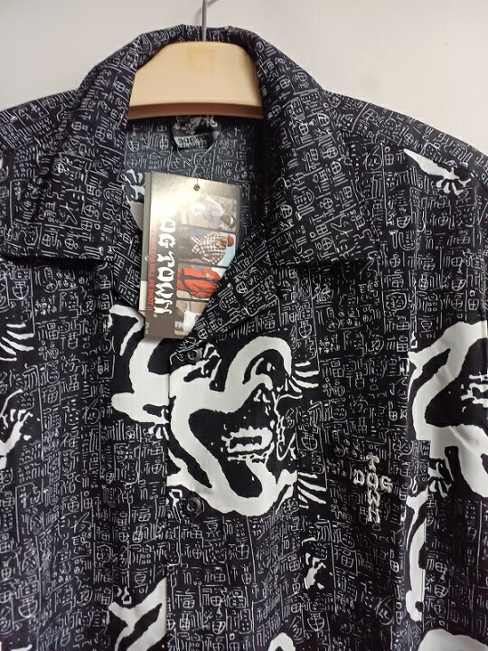 楽天市場】DOG TOWN 黒龍 半袖シャツ ハーフパンツ 上下セット XL 黒 