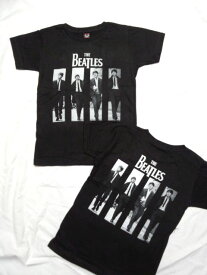 KIDS ロックTシャツ　BEATLES(ビートルズ)　S（115）/M（130）/L（140）/黒/ブラック/バンドTシャツ/ロックTシャツ/バンT/子供服